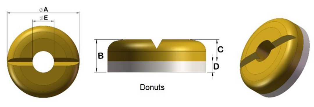 Donuts en forma de cúpula