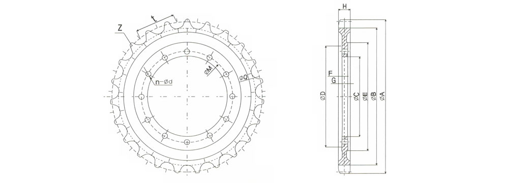 Sprocket-Principais-Dimensións